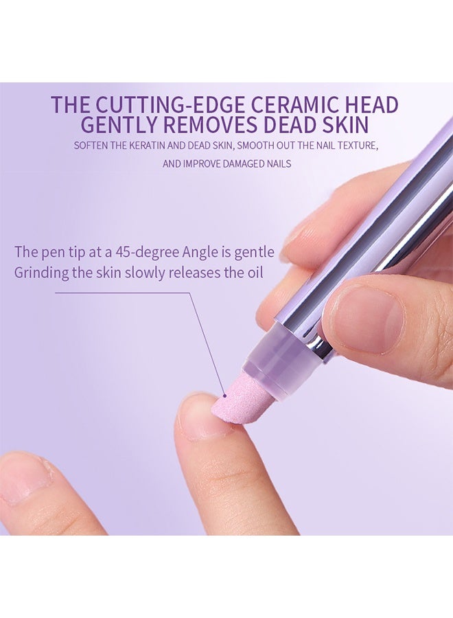 VIPABC Upgrade 3-in-1 Nail Care Pen - Cuticle Oil Pen with Ceramic Tip for Hangnails and Dry Damaged Nails - Nourish, Strengthen & Brighten Your Nails Effortlessly - Image 4